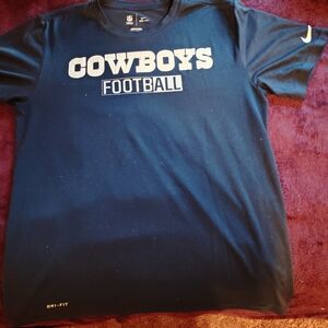 Nike Dri-FIT Navy Blue Cowboys Football Tee